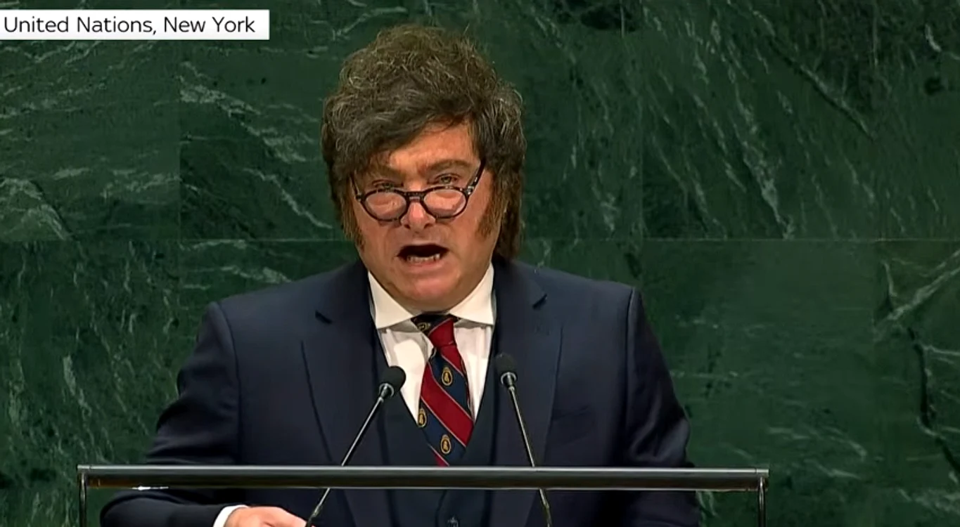 Javier Milei, la tribuna ONU