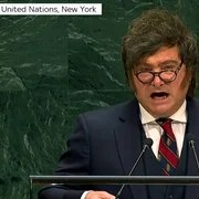 javier Milei ONU captura Sky News png