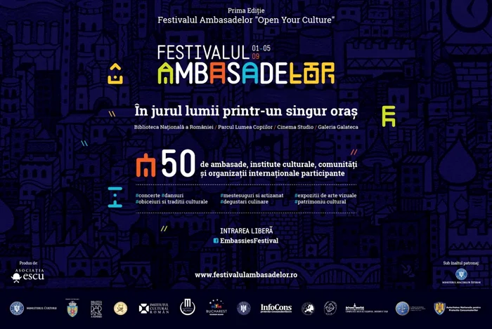Festivalul Ambasadelor debutează la Bucureşti pe 1 septembrie