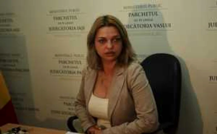 Prim procurorul Carmina Pascal, şeful Parchetului de pe lângă Tribunalul Iaşi