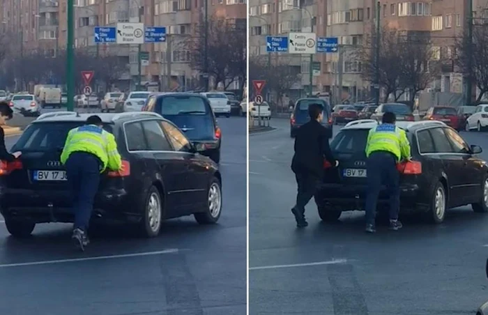 Captură din videoul lui Cristian Popa/Facebook