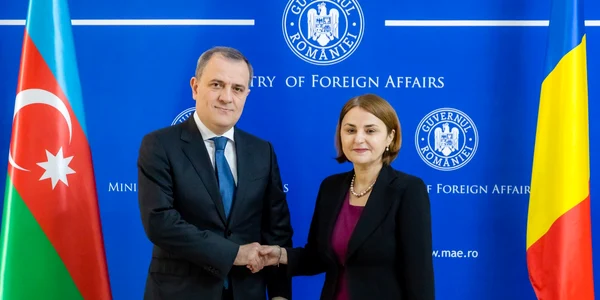 Luminița Odobescu și Jeyhun Bayramov, Foto Facebook MAE jpg