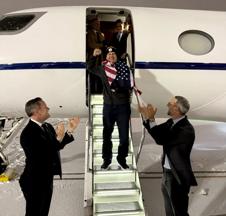 Profesorul american, Marc Fogel, eliberat de Rusia. FOTO: X