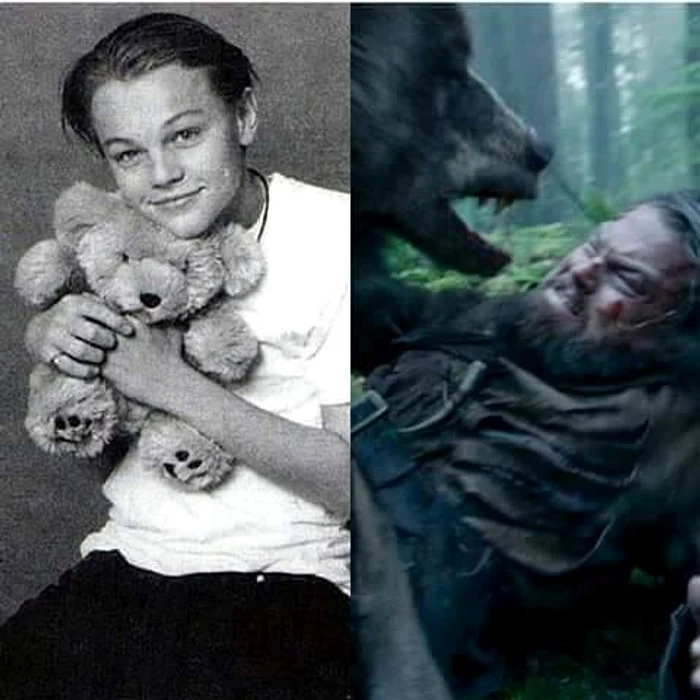 O imagine virală pe Twitter: Leonardo DiCaprio, la prima nominalizare pentru Oscar, în 1993, şi la a şasea, în 2016