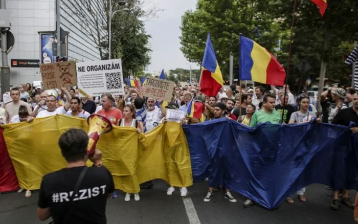 Imagine de la protestul de la începutul lunii   FOTO: Inquam/ Octav Ganea