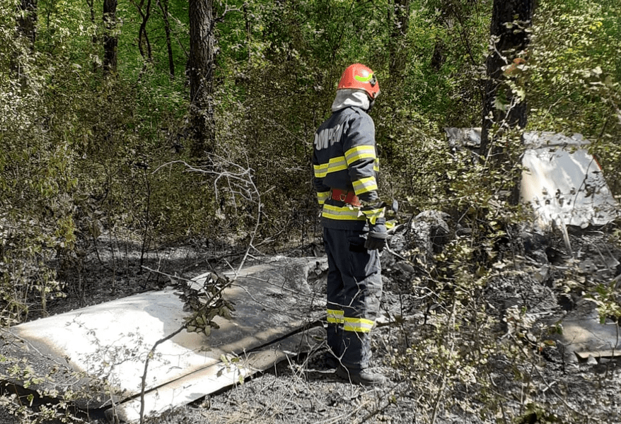 Dosar penal în cazul avionului prăbușit în Giurgiu. Sunt cercetate fapte legate de consumul de alcool