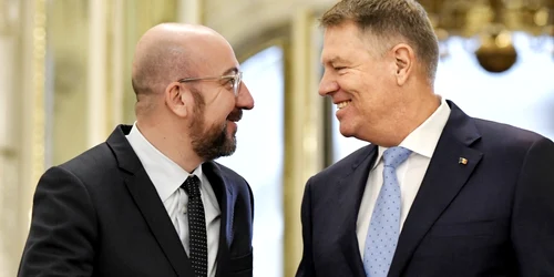 klaus iohannis charles michel foto mediafax