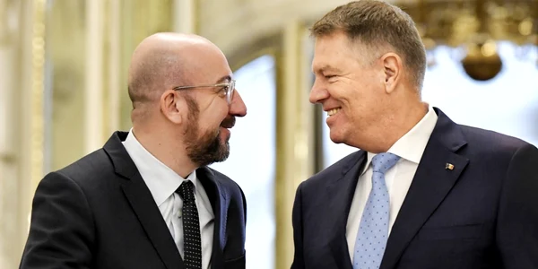 klaus iohannis charles michel foto mediafax