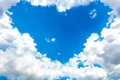 sky with clouds forming heart jpg