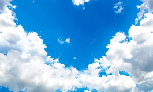 sky with clouds forming heart jpg