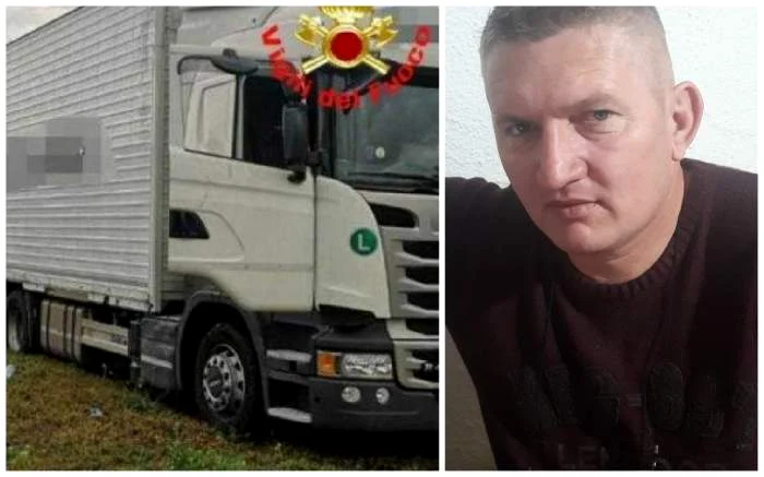 Mihai a murit la volanul unui TIR, în Italia.Foto: observatornews.ro