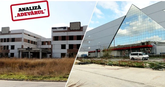 Pe locul fabricii de calculatoare din Chişinău, proiect care n-a mai prins inaugurarea, a fost ridicat un mall, în urma unei investiţii chineze FOTO: Tudor Iovu