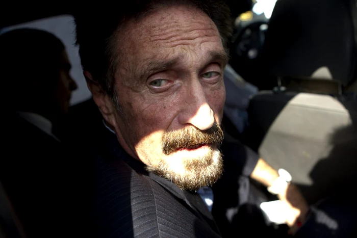 John McAfee fondator companie antivirus McAfee FOTO EPA-EFE