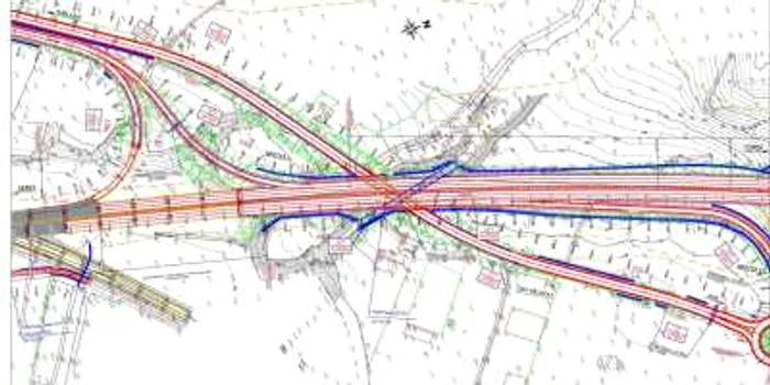 O parte a nodului rutier Alba Iulia Nord. Sursa: Asociaţia Pro Infrastructură