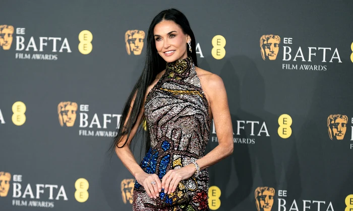 Demi Moore la BAFTA 2025, Profimedia jpg