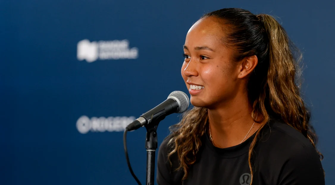 Leylah Fernandez a găsit o persoană potrivită gusturilor sale. Foto Pascal Ratthe/ Tennis Infinity 