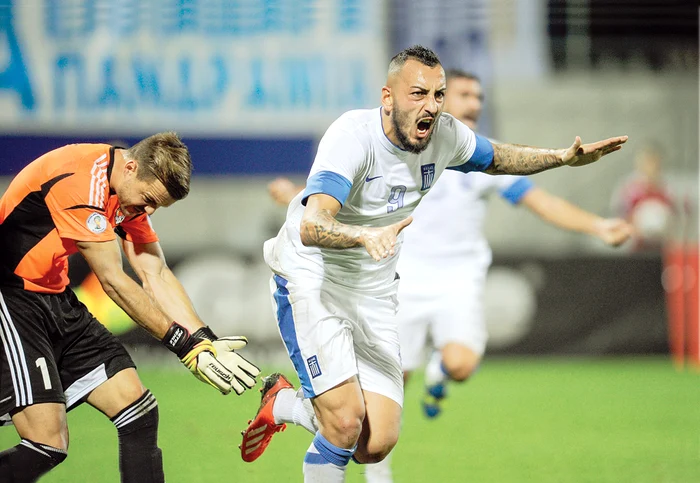 
    Konstantinos Mitroglou s-a tuns cu creastăFoto: AFP/ Gulliver/ GettyImages  