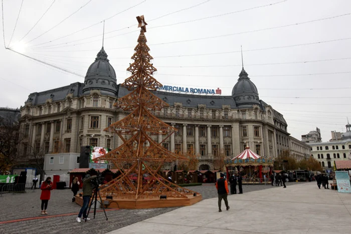 Bradul de Craciun de la Universitatefoto: Sever Gheorghe