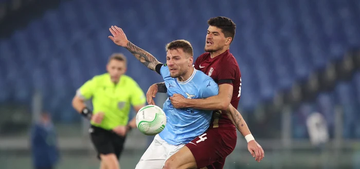 Ciro Immobile a trecut de CFR Cluj și se pregătește de duelul cu Alkmaar. Foto EPA EFE