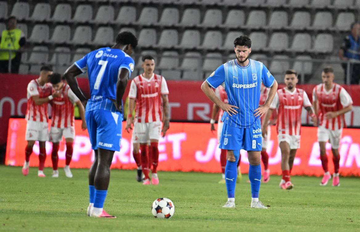 Dinamo a răpus campioana României. Șase goluri, cu oltenii rămași în 10 după o primă repriză infernală în care au fost conduși