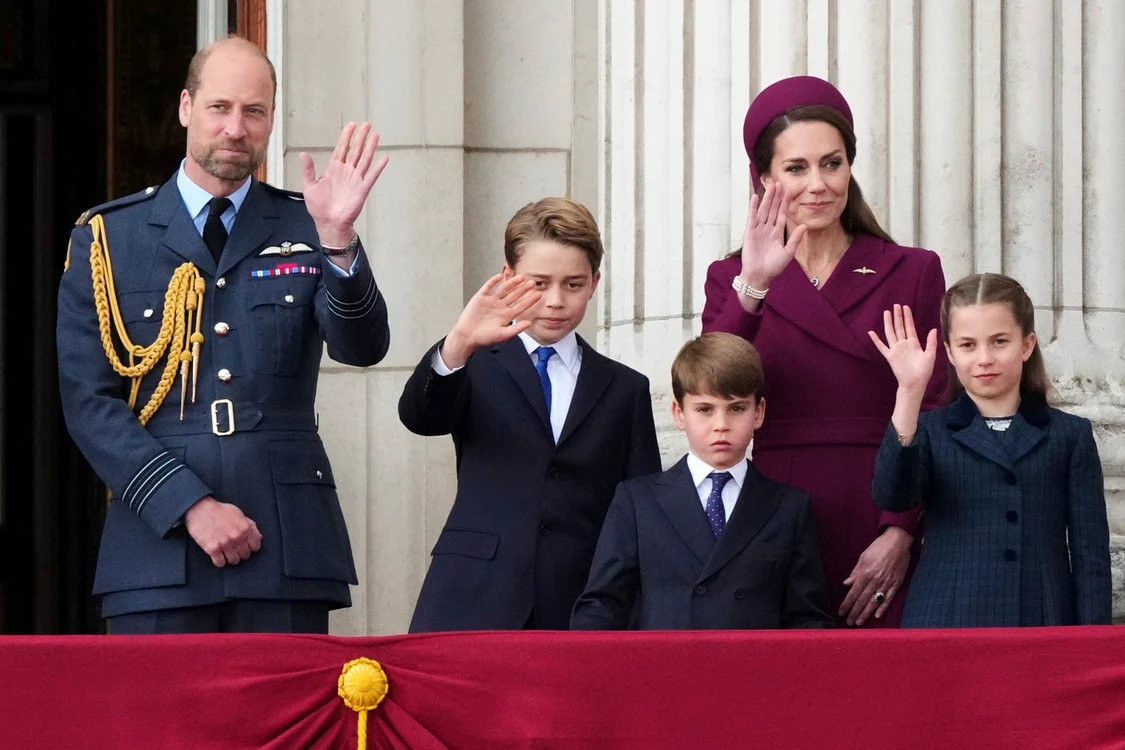 Kate Middleton, Prințul William, Prințul George, Prințesa Charlotte și Prințul Louis Foto Profimedia (1) jpg