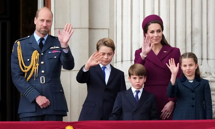 Kate Middleton, Prințul William, Prințul George, Prințesa Charlotte și Prințul Louis Foto Profimedia (1) jpg