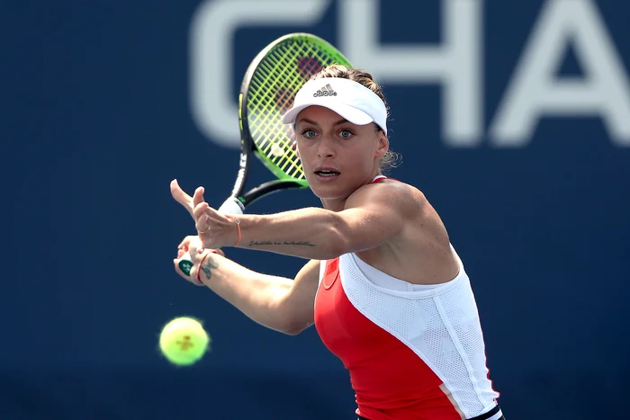 Ana Bogdan a jucat un singur meci pentru echipa de Fed Cup a României, în 2018Foto: Guliver / GettyImages
