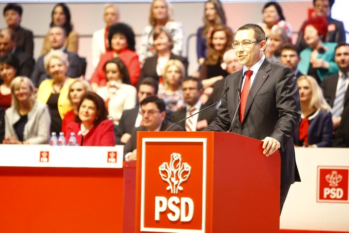 Premierul Victor Ponta, la Congresul PSD FOTO Eduard Enea