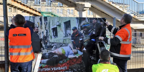 gara vilnius imagini razboi ucraina foto PETRAS MALUKAS / AFP