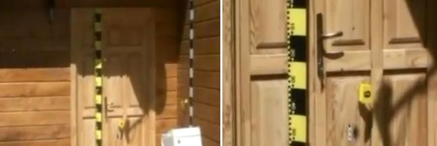Uşa cabanei viceprimarului din Joseni