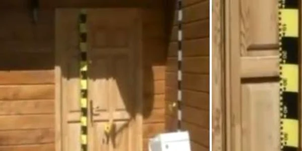 Uşa cabanei viceprimarului din Joseni