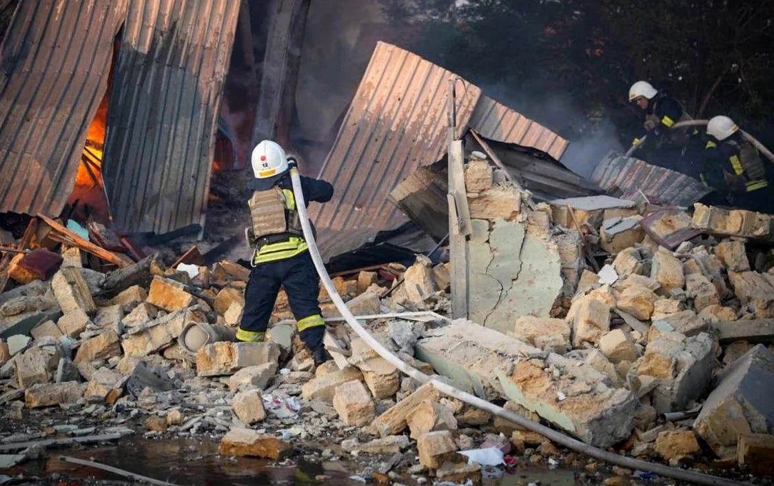 Mai multe case de pescuit distruse în urma atacului rusesc FOTO: X