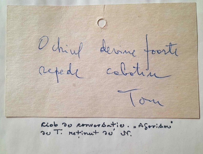 Inedit: 31 martie, ziua vieții și a morții pentru literatura română. Gheorghe Tomozei și Nichita Stănescu: ciob de conversație într-un aforism necunoscut de public