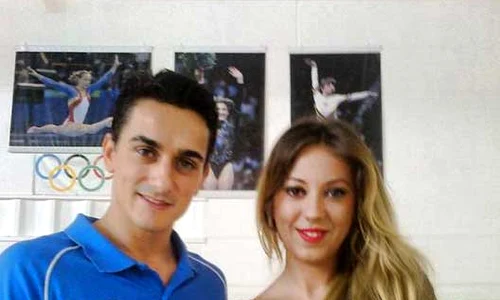 Larisa îşi însoţeşte copiii la antrenamente jpeg