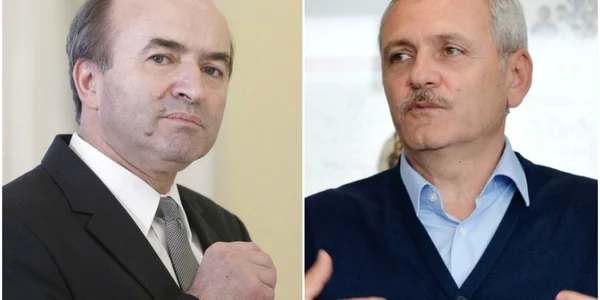 Tudorel Toader si Liviu Dragnea 