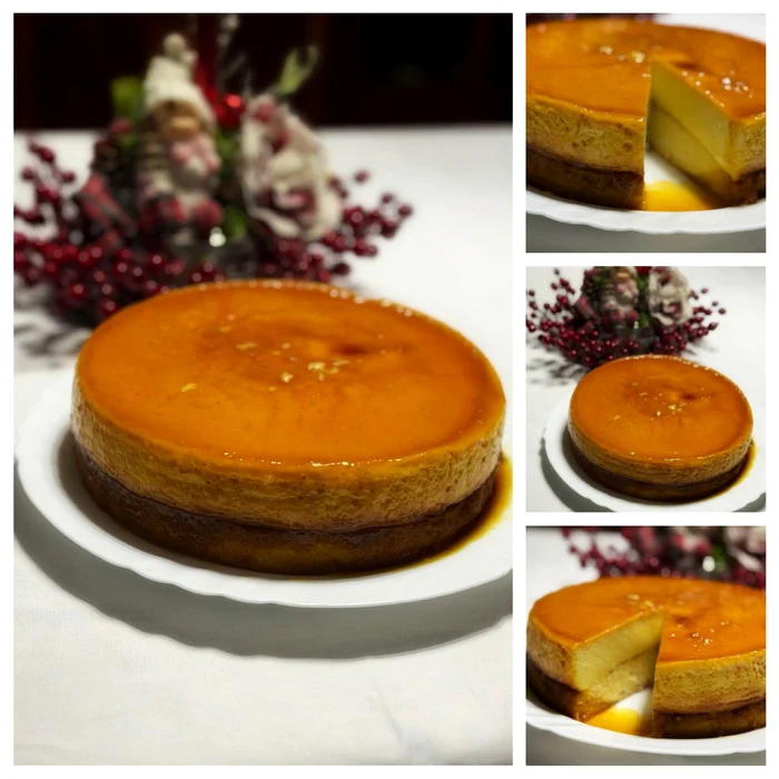 Tort de zahăr ars cu pandișpan / Foto: Facebook