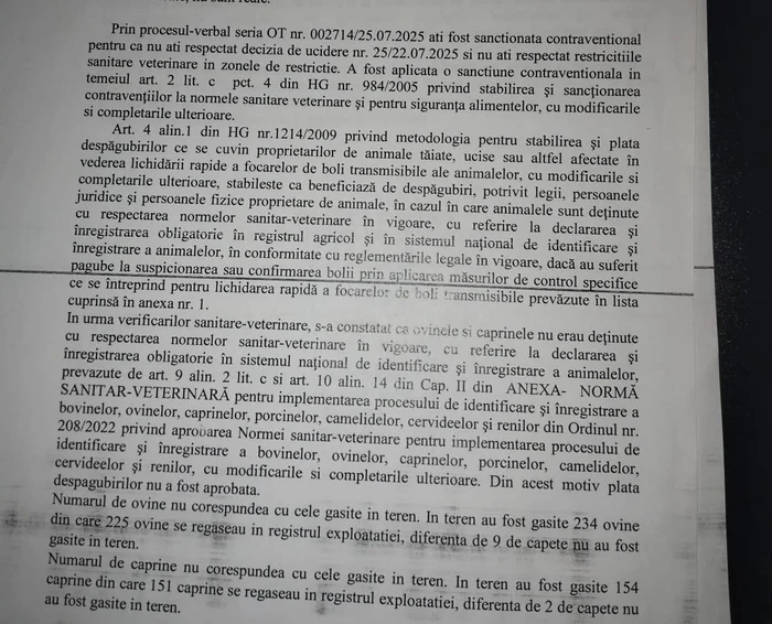 DSVSA i-a răspuns Alexandrei Burcea de ce nu-i acordă despăgubiri FOTo: arhiva fermier