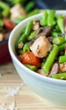 Salata rece cu  fasole verde si piept de pui  Sursa foto shutterstock 633823160 jpg
