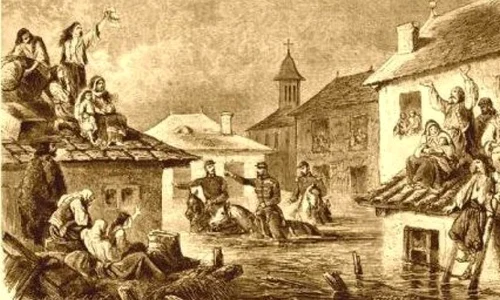 Ultima mare revărsare a Dâmboviţei: Bucureştiul, acoperit cu apă de trei metri! jpeg