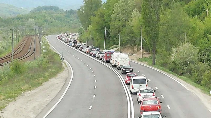 DN1 a fost blocat,  între Breaza şi Nistorești