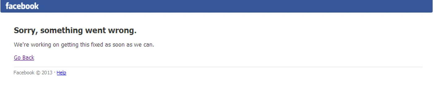 facebook down