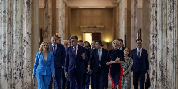 Prima ședință a guvernului Marcel Ciolacu. FOTO Inquam Photos / Octav Ganea