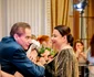 Petre Roman cu Oana Roman și Isabela la lansarea gamei de cosmetice Ina M. FOTO: Alexandra Lazăr