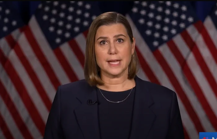 Senatoarea democrată Elissa Slotkin. FOTO captură YouTube MSNBC