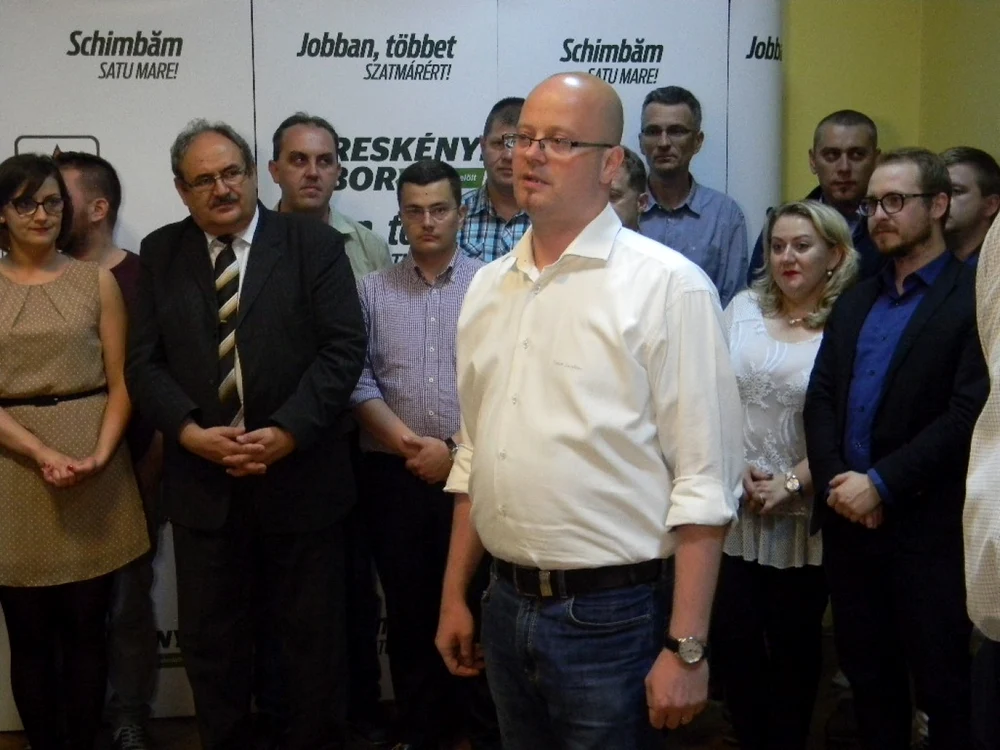 Kereskenyi Gabor a câştigat primăria Satu Mare - foto: Adrian Caraba