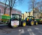 O nouă zi de proteste al agricultorilor în centrul Timișoarei FOTO Ștefan Both