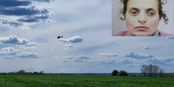 Elicopter MAI în căutarea unei femei din Făureşti - Vâlcea dispărută de la domiciliu Foto colaj
