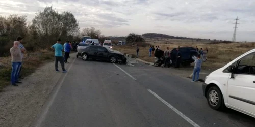 Accident rutier în zona Bavaria - Sibiu cu trei răniţi Foto oradesibiu ro