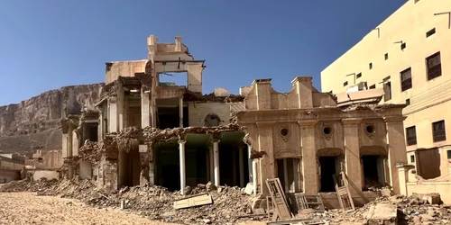 Palat din caramidă de lut Yemen FOTO The Guardian jpg