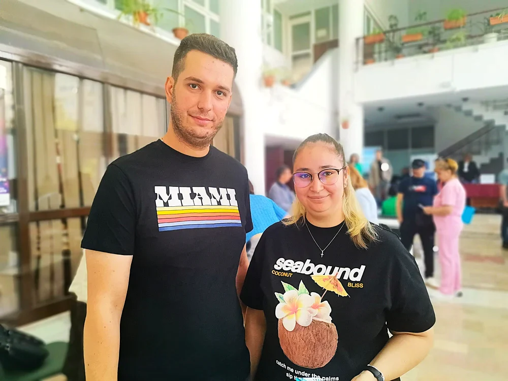 Nicolae și Mădălina s-au întors în țară și își caută de muncă / FOTO: Alina Mitran